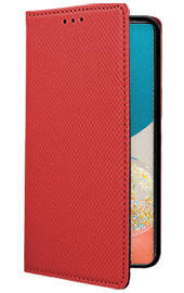 Кожен калъф тефтер и стойка Magnetic FLEXI Book Style за Samsung Galaxy A53 5G A536B червен 
